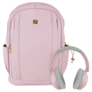 Kit Mochila para Laptop 15.6" Charmant + Audifonos Diadema BT | PERFECT CHOICE