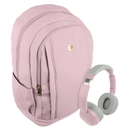 Kit Mochila para Laptop 15.6" Charmant + Audifonos Diadema BT | PERFECT CHOICE