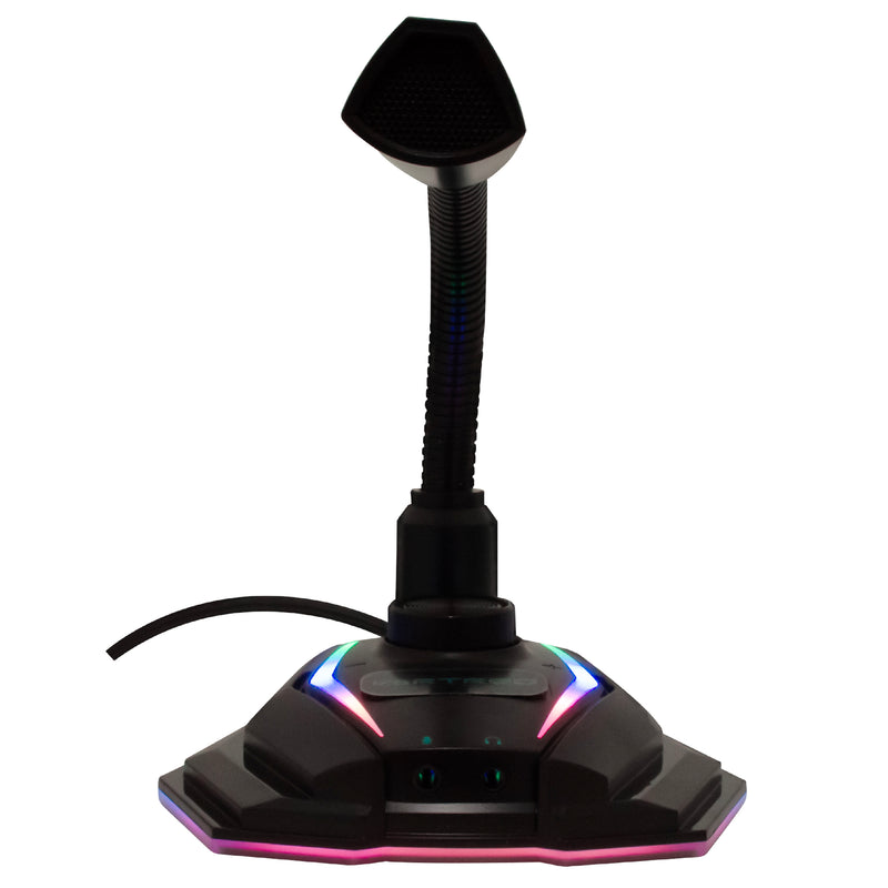 Micrófono Gamer Iluminación LED RGB Conexión USB Handler | VORTRED