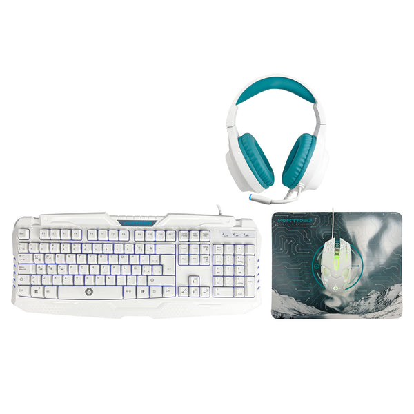 Kit Teclado Mouse y Audifonos Gamer Sonido Potente 7.1 Avalanche | VORTRED