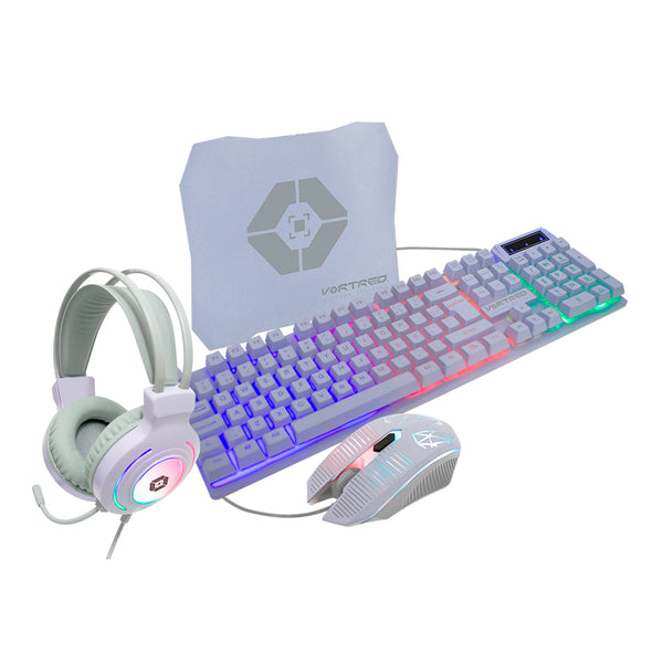 Kit Teclado Mouse y Audifonos Gamer Sonido Envolvente 7.1 Berry | VORTRED
