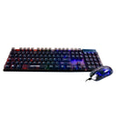 Kit Mouse y Teclado Gamer Alámbrico iluminación RGB Helumo | VORTRED