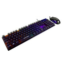 Kit Mouse y Teclado Gamer Alámbrico iluminación RGB Helumo | VORTRED