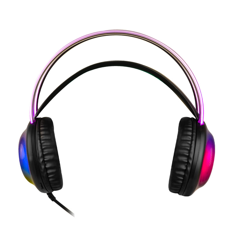 Diadema Gamer Alámbrica iluminación RGB Helumo | VORTRED