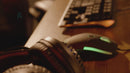 Kit Audifonos Alámbricos y Mouse 4000 DPI Gamer Luz RGB Raito | VORTRED
