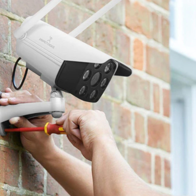 Camara De Seguridad Para Casa Exterior Vision Nocturna Camaras Vigilancia  1080p - Helia Beer Co