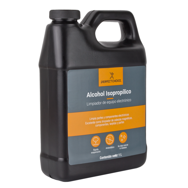 Alcohol Isopropílico para Limpieza de Equipo Electrónico 1L | PERFECT CHOICE