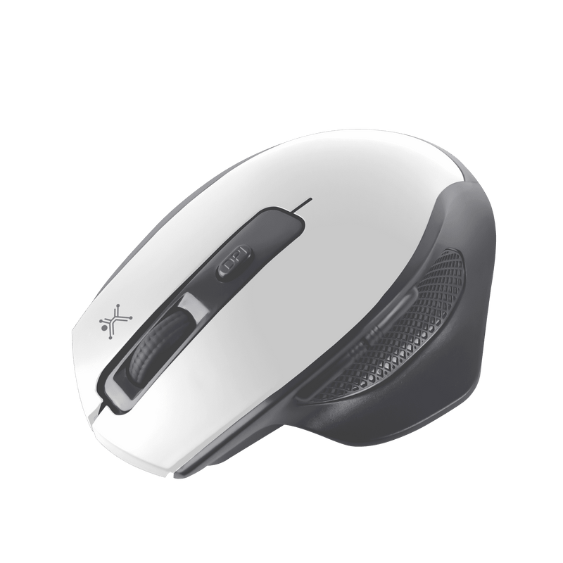 Mouse Inalámbrico Ergonómico Dual 2.4Ghz Ajustable hasta 1200 DPI Perfect Choice