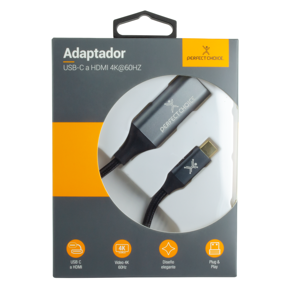 ADAPTADOR USB C A HDMI DE VIDEO 4K 60HZ - HDR10 - CONVERSOR TIPO