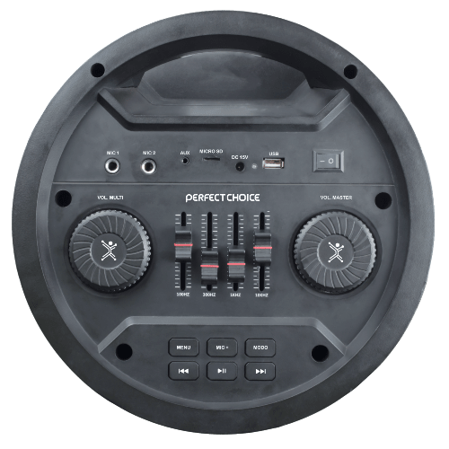 Bocina Bluetooth Inalámbrica 8" Dual TWS Sonido Estéreo Perfect Choice Blast