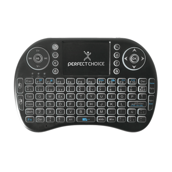 Mini teclado Touch pad Inalámbrico con Iluminación Perfect Choice