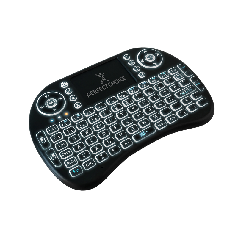 Mini teclado Touch pad Inalámbrico con Iluminación Perfect Choice