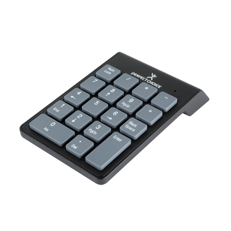 Teclado Númerico Inalámbrico Portatíl Receptor USB Teclas de Membrana