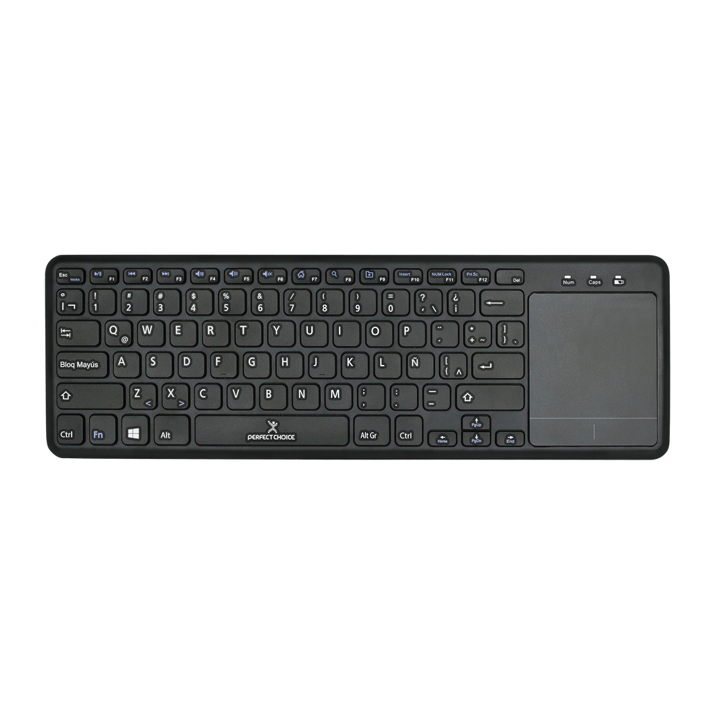 Teclado Inal mbrico Touch Pad Compatible con PC Smart TV Perfect Choi