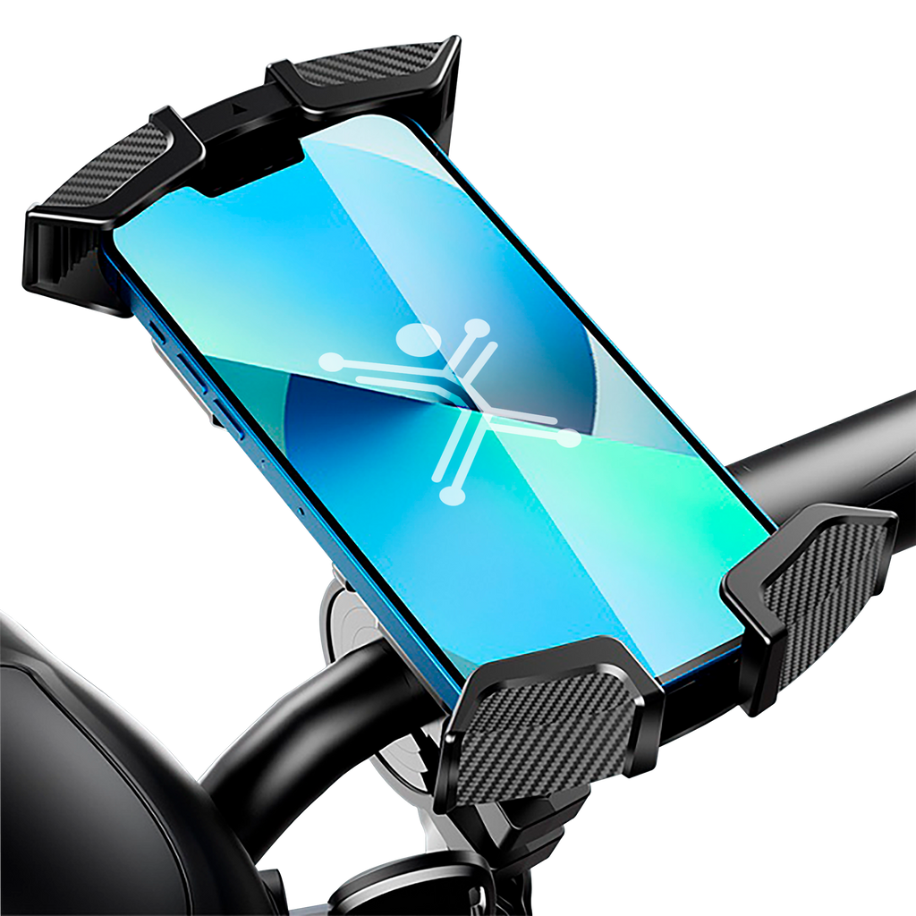 JLETOLI, soporte para teléfono de bicicleta de aleación de aluminio,  rotación de 360 grados, soporte para teléfono de bicicleta, soporte  antideslizant