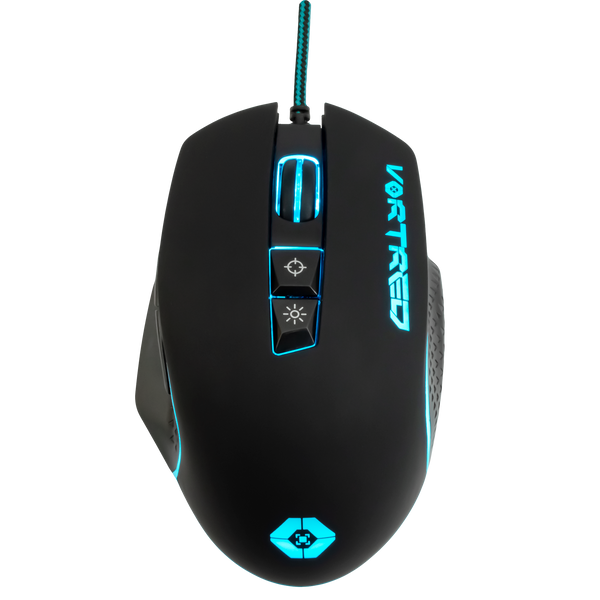 Mouse Gamer 6400 DPI Ajustable 7 Botones LED RGB Trapper | VORTRED